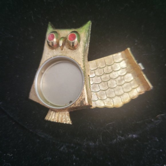 Vintage Avon Owl Scent Balm Brooch - Picture 5 of 5